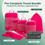 Travel System Bundle - Flamingo Pink