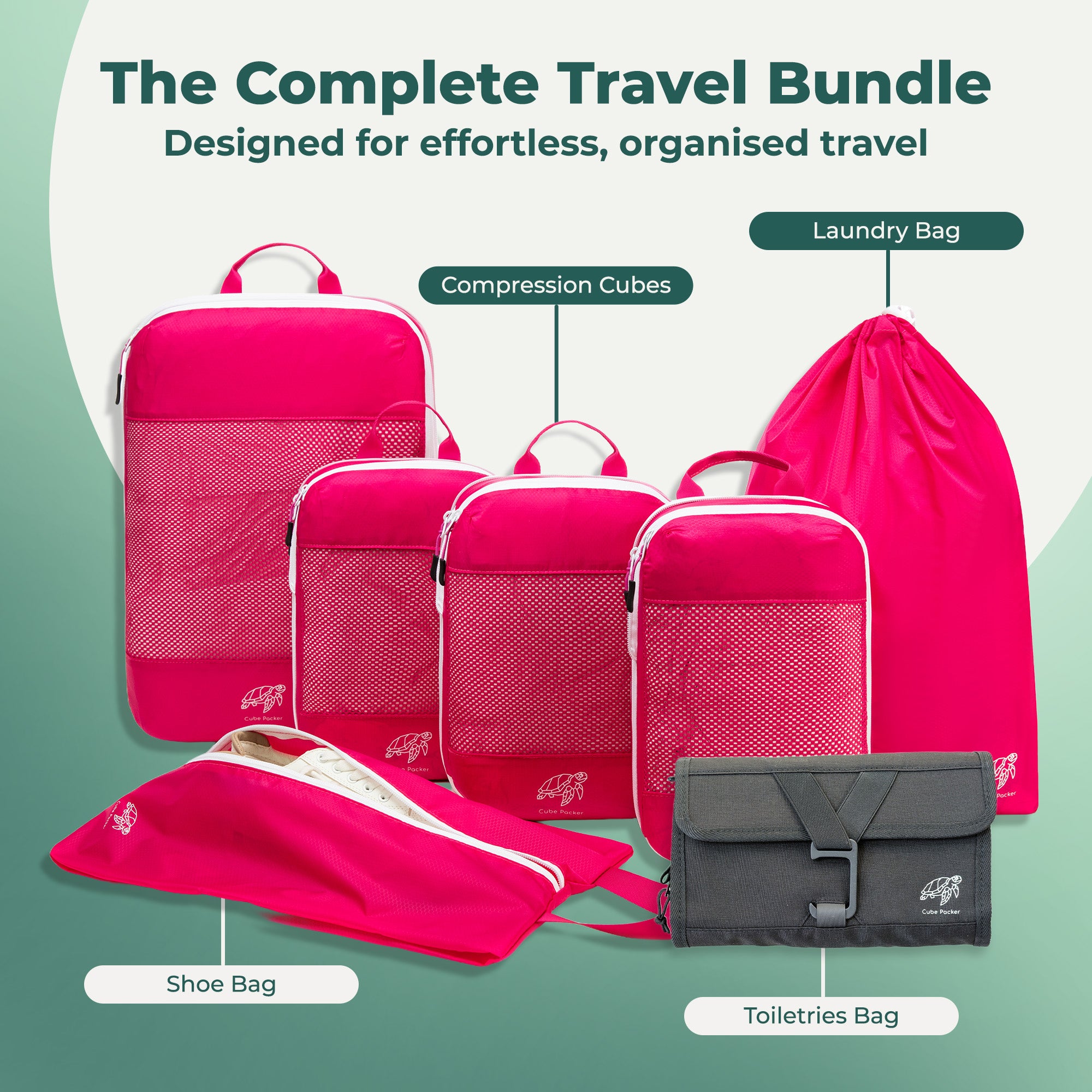 Travel System Bundle - Flamingo Pink