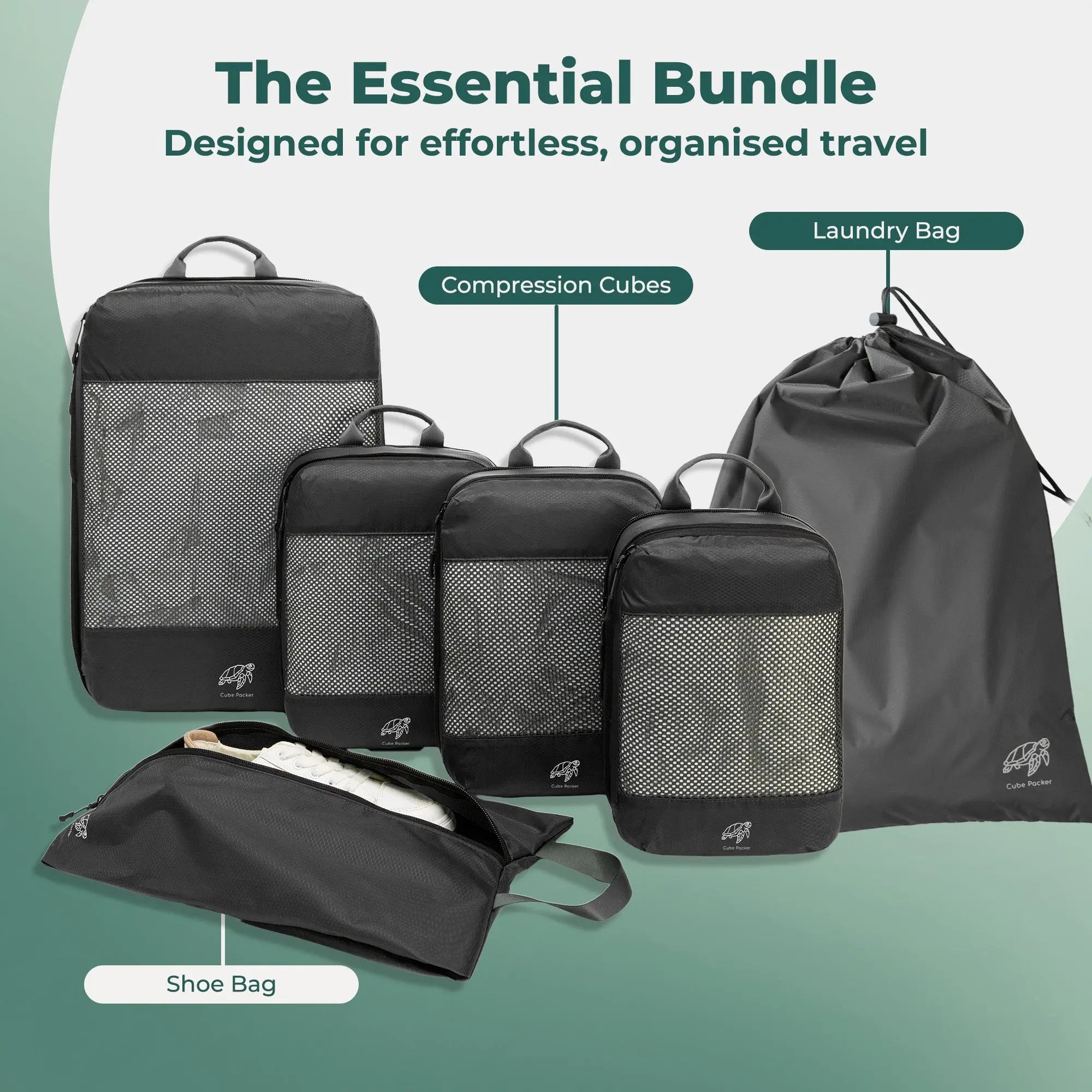Packing Cubes | Cube Packer Essential Bundle